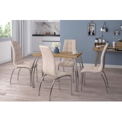 Velvet chair (beige) Velvet chair (beige)