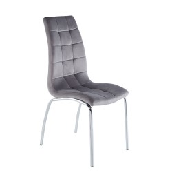 Velvet chair (gray)