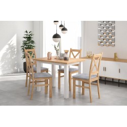 Stół (dąb złoty craft/biały) 70x100 Stół (dąb złoty craft/biały) 70x100