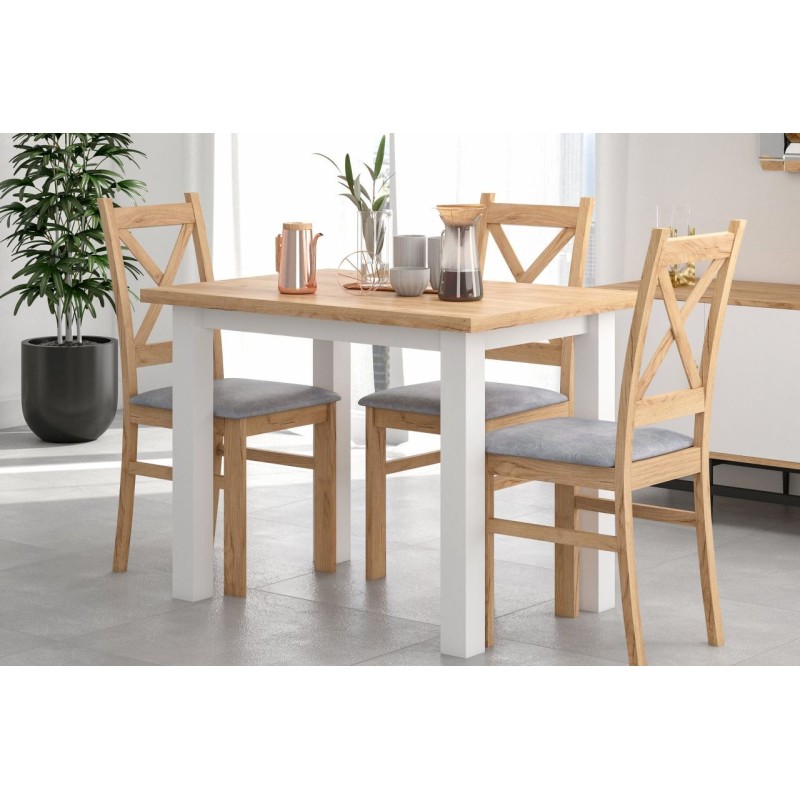 Table (golden oak craft/white) 70x100 Table (golden oak craft/white) 70x100