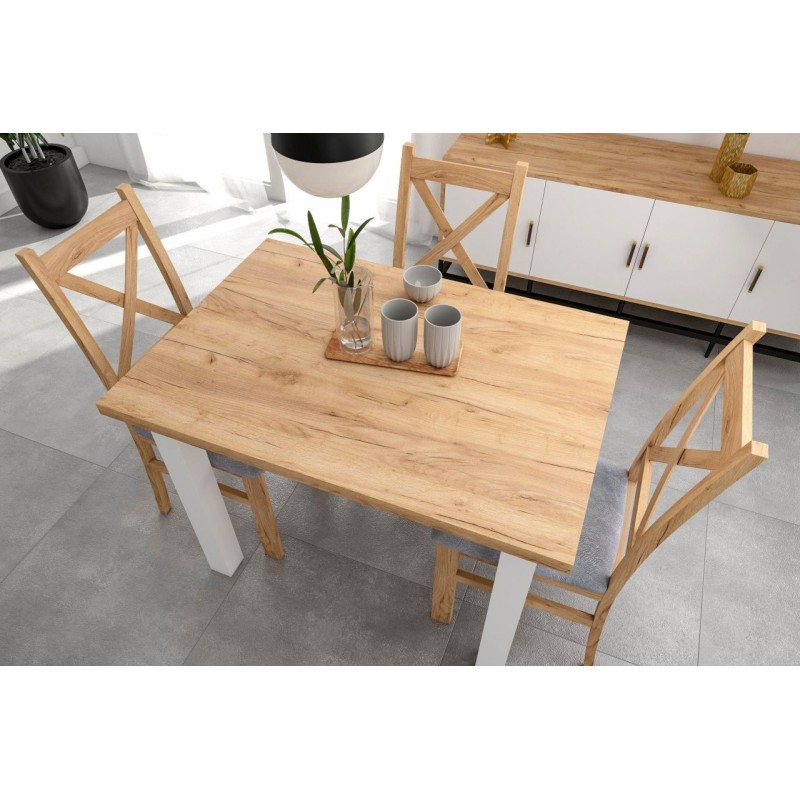 Table (golden oak craft/white) 70x100 Table (golden oak craft/white) 70x100