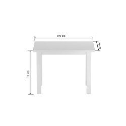 Table (white) 70x100 Table (white) 70x100