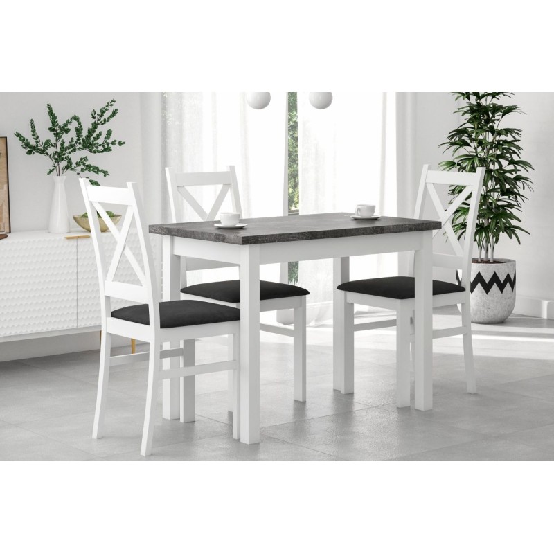 Table (concrete/white) 70x100 Table (concrete/white) 70x100