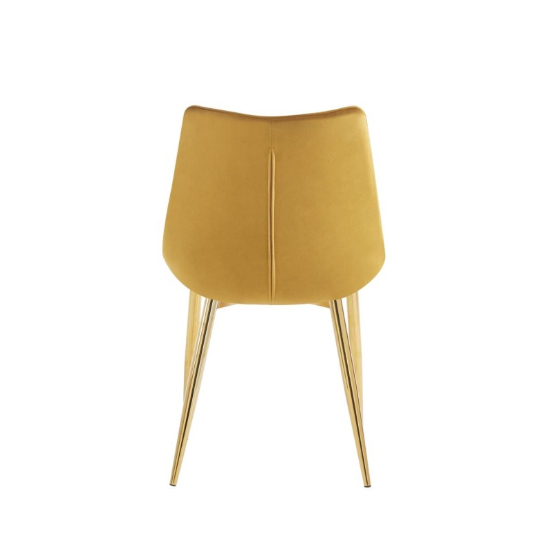 Velvet chair (curry) / gold legs Velvet chair (curry) / gold legs