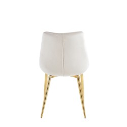 Velvet chair (beige) / gold legs Velvet chair (beige) / gold legs