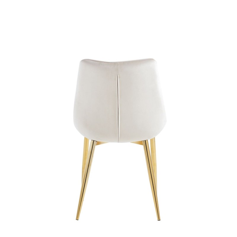 Velvet chair (beige) / gold legs Velvet chair (beige) / gold legs