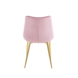 Velvet chair (pink) / gold legs Velvet chair (pink) / gold legs