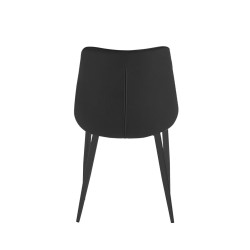 Velvet chair (black) / black legs Velvet chair (black) / black legs