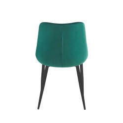 Krzesło velvet (zielone) / czarne nogi Krzesło velvet (zielone) / czarne nogi