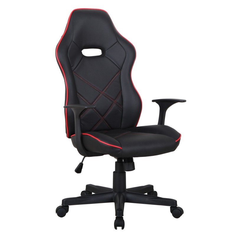 Swivel chair (black/red) (1 unit) Swivel chair (black/red) (1 unit)