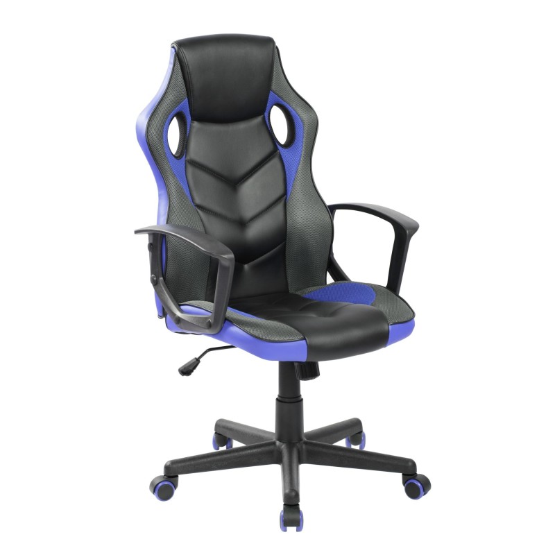 Swivel chair (black-blue) Swivel chair (black-blue)