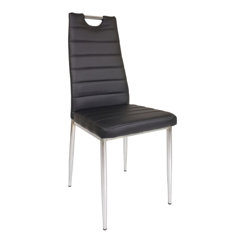 Chair (black) (1 pack of 6 pieces) Chair (black) (1 pack of 6 pieces)