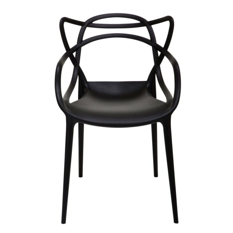 Chair (black) (1 pack of 4 pieces) Chair (black) (1 pack of 4 pieces)