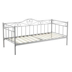 Cama de metal (gris)