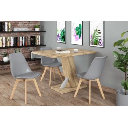 Chair (gray) (1 pack of 4 pieces) Chair (gray) (1 pack of 4 pieces)