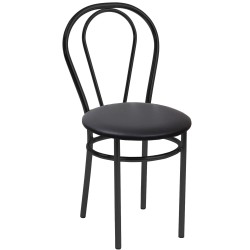 Chair (eco black) - black frame
