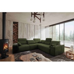 Milano III corner sofa with a sleeping function - elegance and functionality in one!