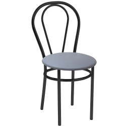Chair (eco gray) - black frame