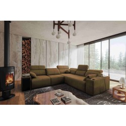Milano III corner sofa with a sleeping function - elegance and functionality in one!