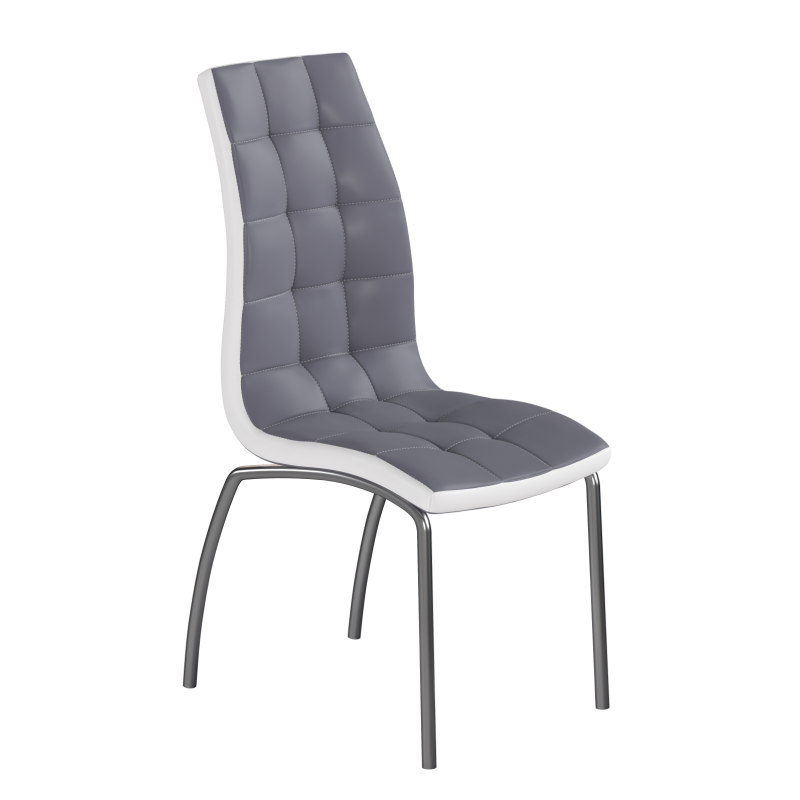 Chair (gray/white) (1 package of 4 pieces) Chair (gray/white) (1 package of 4 pieces)