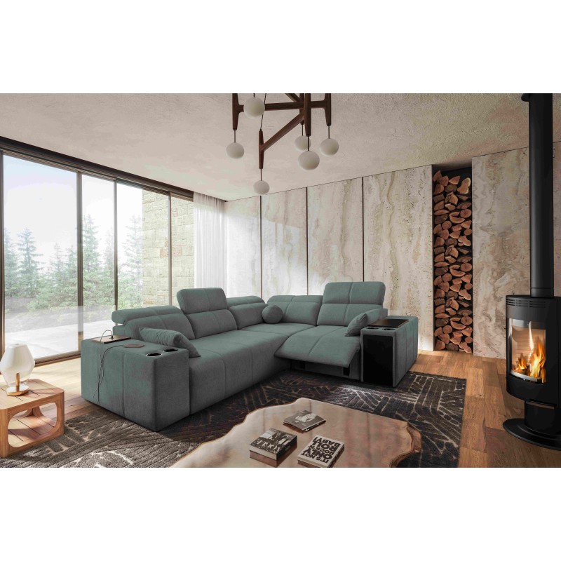 Ecksofa Milano II Mix mit Schlaffunktion und Relaxfunktion, Geflecht, Verita 88 Ecksofa Milano II Mix mit Schlaffunktion und Relaxfunktion, Geflecht, Verita 88