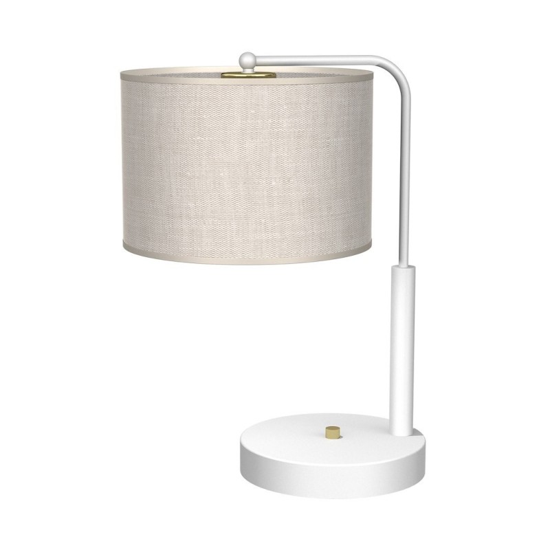 LINO Desk Lamp WHITE / LINEN 1xE27 LINO Desk Lamp WHITE / LINEN 1xE27
