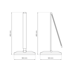 VARIO WHITE Desk Lamp 5W LED VARIO WHITE Desk Lamp 5W LED