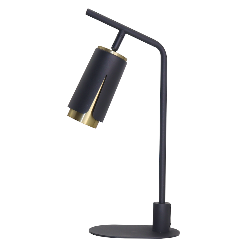 FLOWER BLACK GOLD DESK LAMP 1xGU10 FLOWER BLACK GOLD DESK LAMP 1xGU10