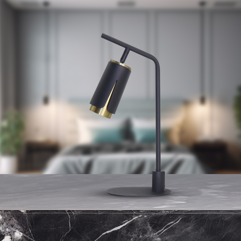 FLOWER BLACK GOLD LAMPKA GABINETOWA 1xGU10 FLOWER BLACK GOLD LAMPKA GABINETOWA 1xGU10