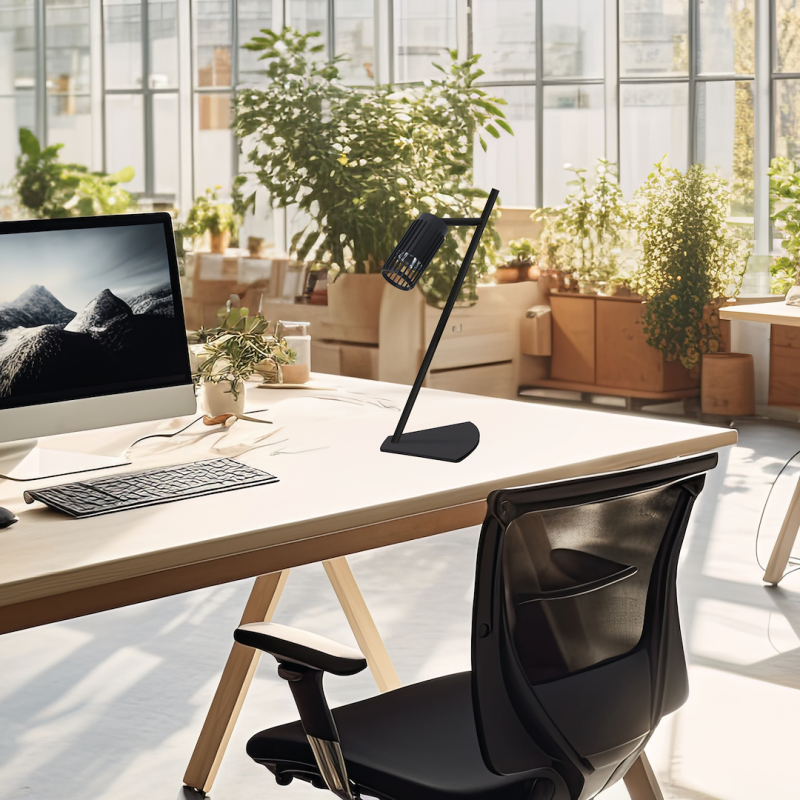 VERTICAL BLACK DESK LAMP 1xGU10 VERTICAL BLACK DESK LAMP 1xGU10