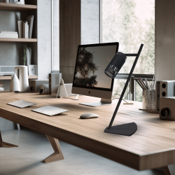VERTICAL BLACK DESK LAMP 1xGU10 VERTICAL BLACK DESK LAMP 1xGU10