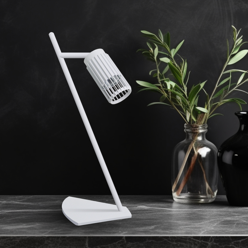 VERTICAL WHITE DESK LAMP 1xGU10 VERTICAL WHITE DESK LAMP 1xGU10