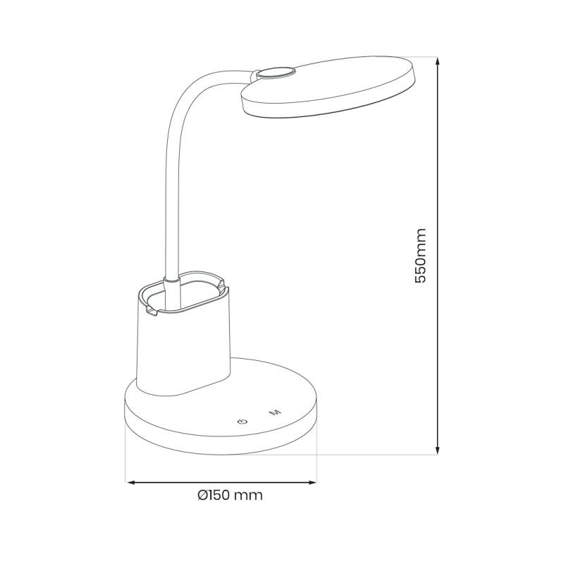 Desk lamp SCUOLA BLACK 5W LED Desk lamp SCUOLA BLACK 5W LED