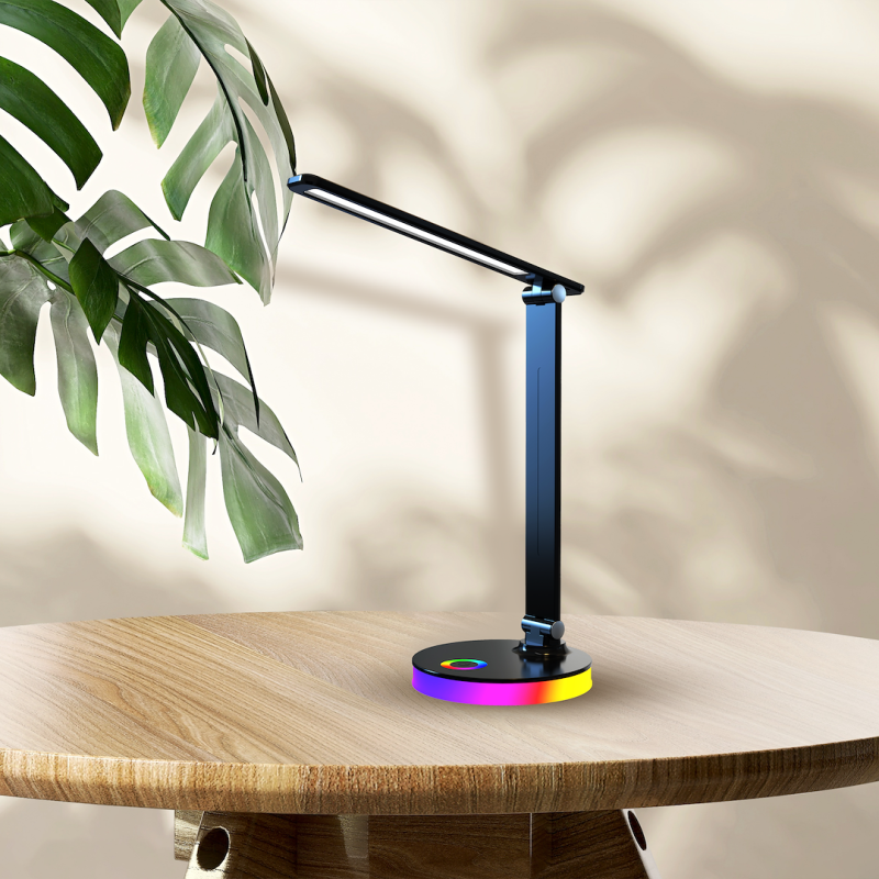Lampka biurkowa Bruno Black 5W LED RGB Lampka biurkowa Bruno Black 5W LED RGB