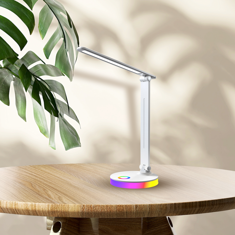 Bruno White 5W LED RGB Desk Lamp Bruno White 5W LED RGB Desk Lamp