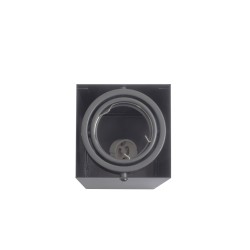 LAMPA SUFITOWA BLOCCO SZARY 1x7W GU10 LED LAMPA SUFITOWA BLOCCO SZARY 1x7W GU10 LED