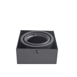LAMPA SUFITOWA BLOCCO SZARY 1x7W GU10 LED LAMPA SUFITOWA BLOCCO SZARY 1x7W GU10 LED
