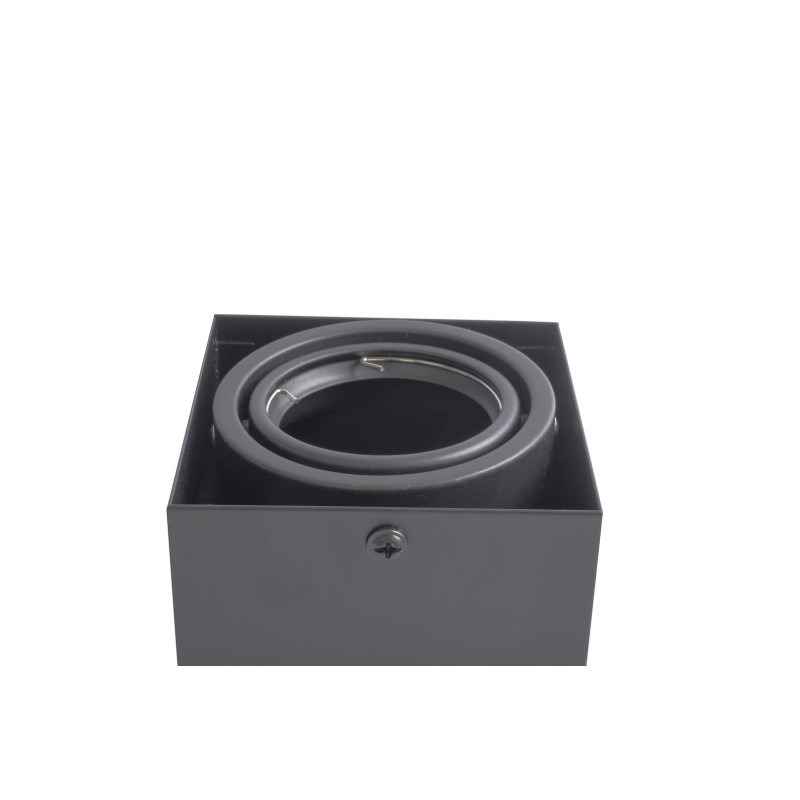 LAMPA SUFITOWA BLOCCO SZARY 1x7W GU10 LED LAMPA SUFITOWA BLOCCO SZARY 1x7W GU10 LED