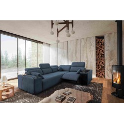 Milano II Mix corner sofa with sleeping and relaxation function, Plecionka, Verita 76