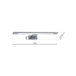 SHINE CHROME Wall Lamp 40cm 7W LED SHINE CHROME Wall Lamp 40cm 7W LED