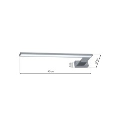 SHINE CHROME Wall Light 45cm 11W LED SHINE CHROME Wall Light 45cm 11W LED