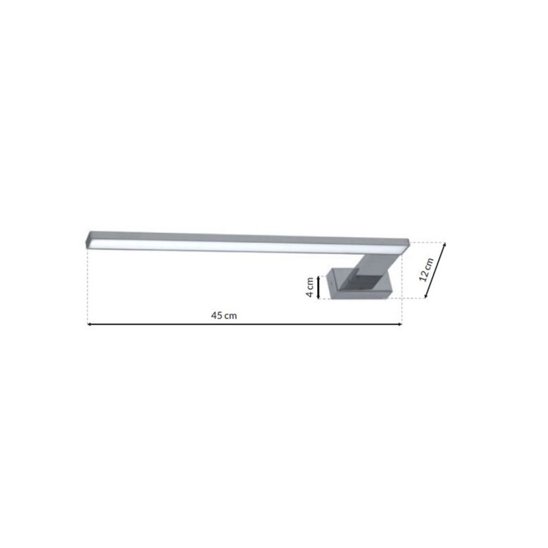 Wandleuchte SHINE CHROME 45cm 11W LED Wandleuchte SHINE CHROME 45cm 11W LED