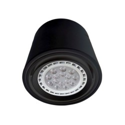 TUBO BLACK CEILING LAMP 1xAR111 (WITHOUT BULB)