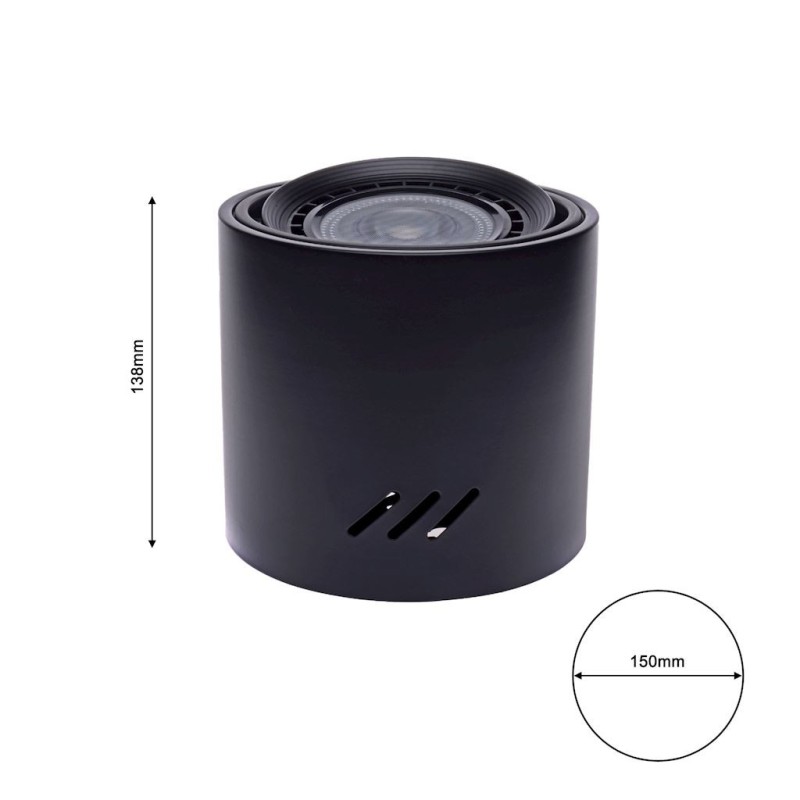 LAMPA SUFITOWA TUBO BLACK 1xAR111 (BEZ ŻARÓWKI) LAMPA SUFITOWA TUBO BLACK 1xAR111 (BEZ ŻARÓWKI)