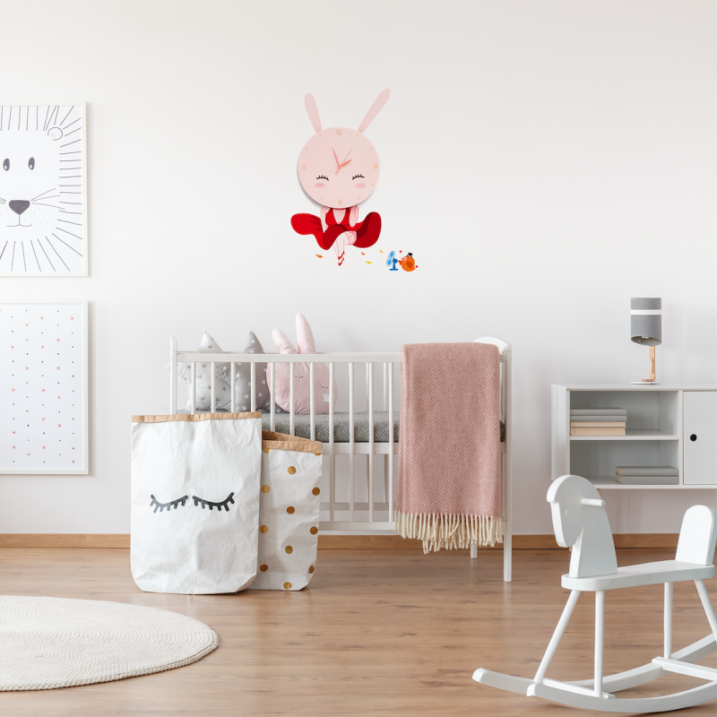 Lampka dziecięca BUNNY LED CLOCK 0,6W LED Lampka dziecięca BUNNY LED CLOCK 0,6W LED