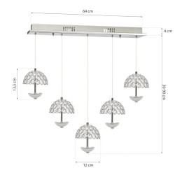VENUS Hanging Lamp 5x5W LED VENUS Hanging Lamp 5x5W LED