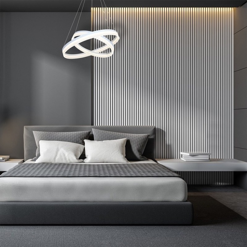 HANGING LAMP RING 60W LED + REMOTE CONTROL HANGING LAMP RING 60W LED + REMOTE CONTROL
