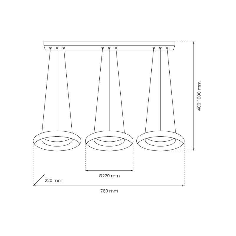 RONDO NERO 36W LED PENDANT LAMP RONDO NERO 36W LED PENDANT LAMP