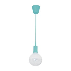 BUBBLE TURQUOISE HANGING LAMP 5W E14 LED