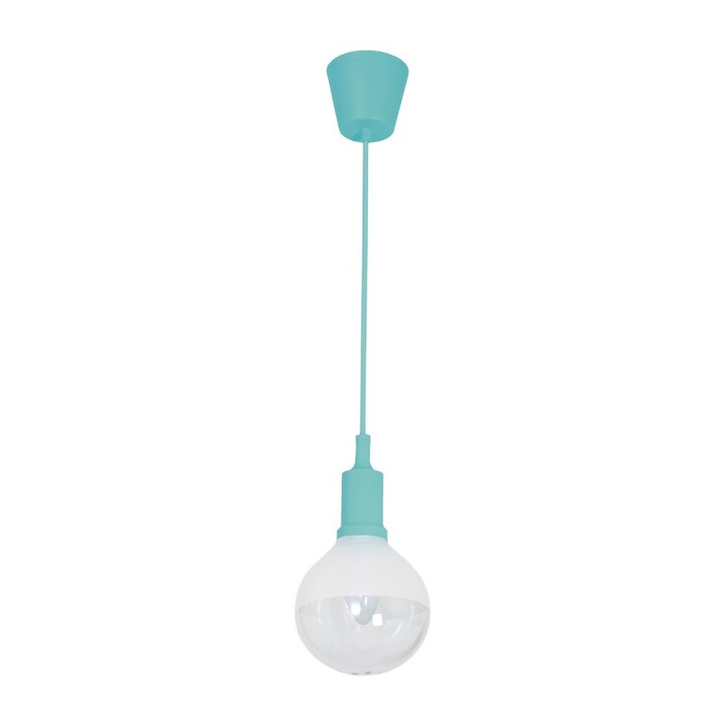 LAMPA WISZĄCA BUBBLE TURQUOISE 5W E14 LED LAMPA WISZĄCA BUBBLE TURQUOISE 5W E14 LED
